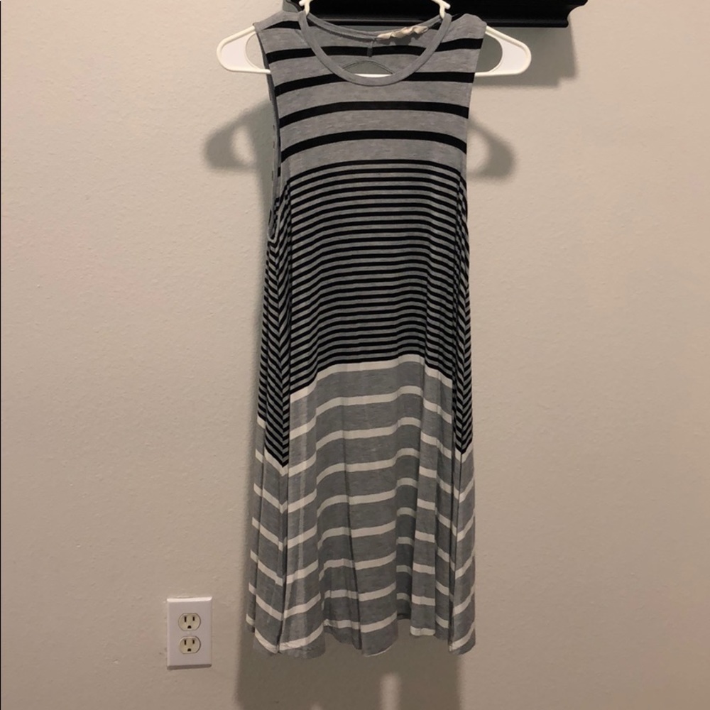 High neck Halter top dress